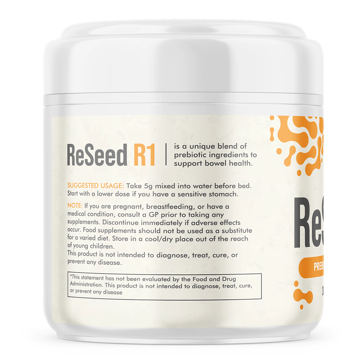 ReSeed R1 Prebiotic- Rebuild Your Microbiome